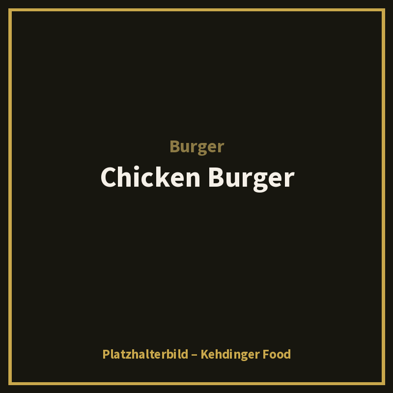 Chicken Burger