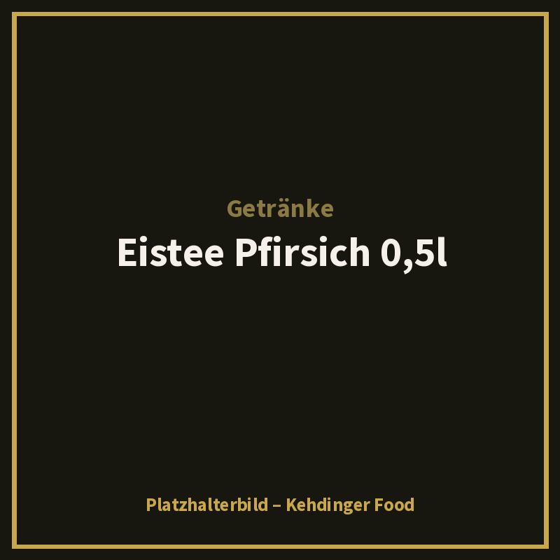 Eistee Pfirsich 0,5l