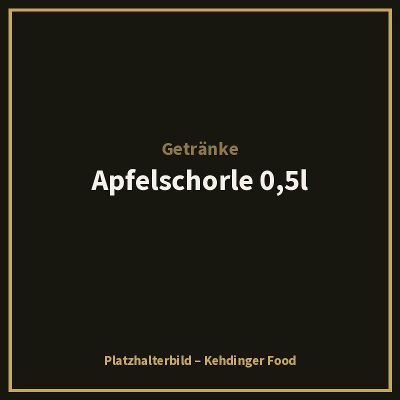Apfelschorle 0,5l